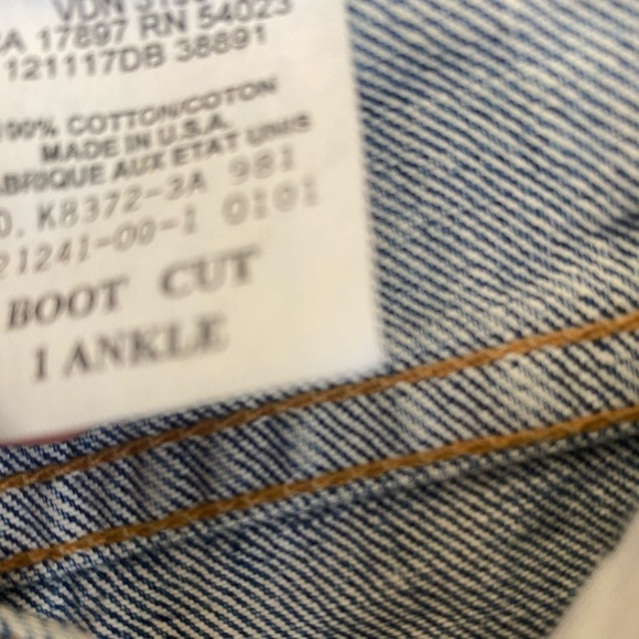 Vintage 90s Gap Blue Jeans bootcut size 1 - Picture 5 of 7